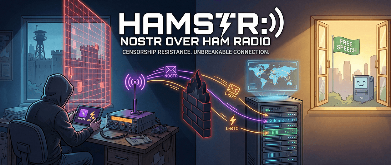 HAMSTR - NOSTR Over Ham Radio